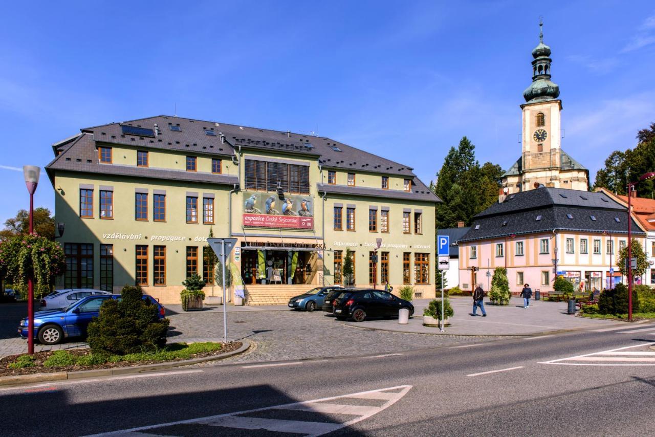 Apartman - Dum Ceskeho Svycarska Krásná Lípa Buitenkant foto